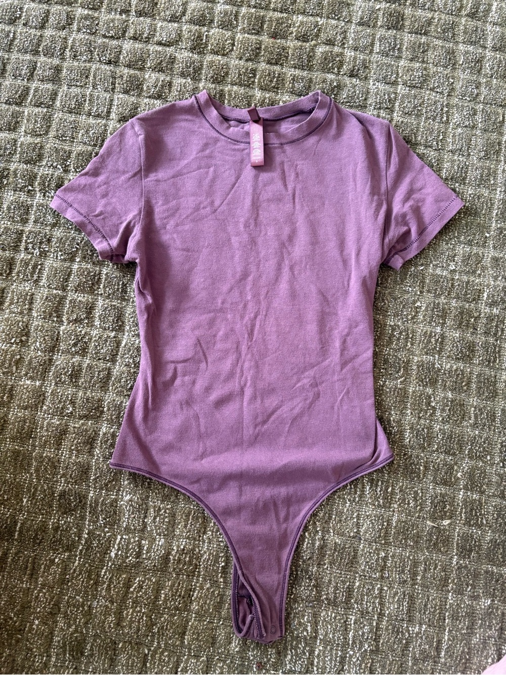 SKIMS purple / mauve bodysuit